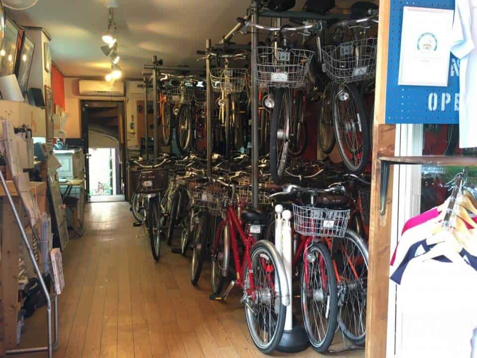 自転車めっちゃスタンバイしてます！