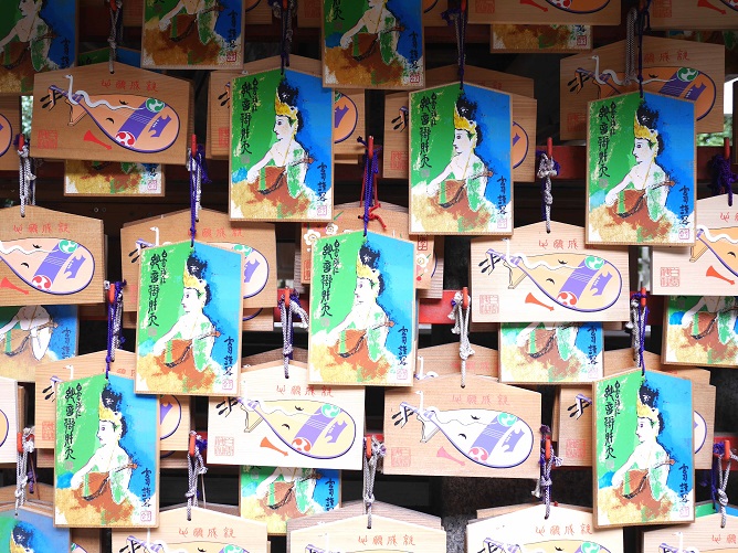 京都白雲神社の絵馬